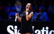 Jelena Ostapenko pictured at the 2025 Porsche Tennis Grand Prix | Image Source: Getty
